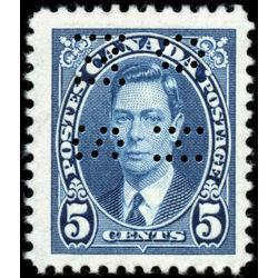 canada stamp o official o235 king george vi 5 1937