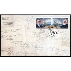 canada stamp 2042a pioneers of transatlantic mail service 2004 FDC