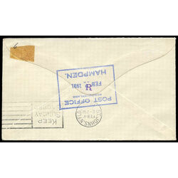 newfoundland first flight cover c6 and c7