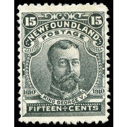 newfoundland stamp 97 king george v 15 1910 M VF 011