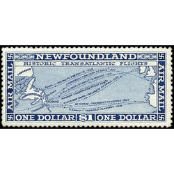 newfoundland stamp c8 historic transatlantic flights 1 00 1931 M VFNH 007