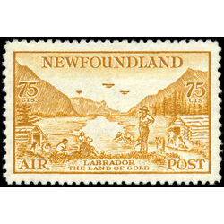 newfoundland stamp c17iii labrador land of gold 75 1933 M VFNH 001