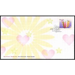 canada stamp 2435 stylized gift package 2011 FDC