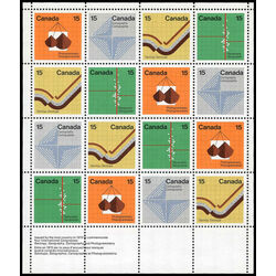 canada stamp 585a earth sciences 1972 M PANE BL