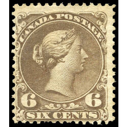 canada stamp 27 queen victoria 6 1868 M F 019