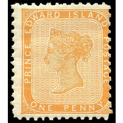 prince edward island stamp 4iii queen victoria 1d 1862 M F 002