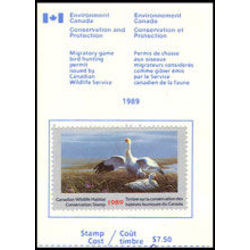 canadian wildlife habitat conservation stamp fwh5a snow geese 7 50 1989