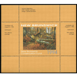 new brunswick conservation fund stamp nbw1 white tail deer by hayden lambson 1994