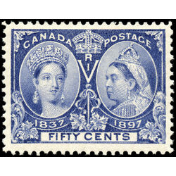 canada stamp 60i queen victoria diamond jubilee 50 1897