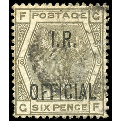 great britain stamp o6 inland revenue queen victoria 1882