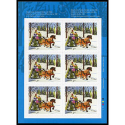 canada stamp bk booklets bk756 family and sled 2020