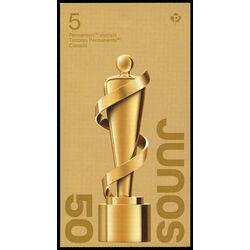 canada stamp bk booklets bk762 juno awards statuette 2021