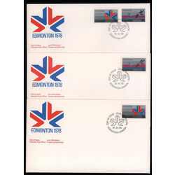 collection of 7 canada first day covers 1978 commonwealth games