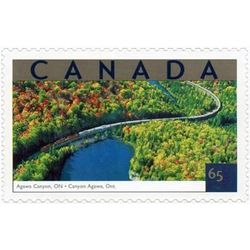 canada stamp 1952c agawa canyon on 65 2002