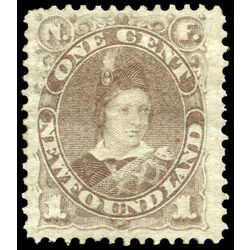 newfoundland stamp 42 edward prince of wales 1 1880 M VF 008