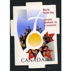canada stamp 1957 world youth day 48 2002
