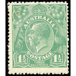 australia stamp 25a king george v 1923