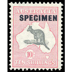 australia stamp 127 kangaroo and map 1932