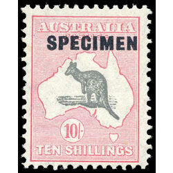 australia stamp 127 kangaroo and map 1932 M 001