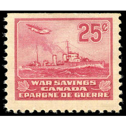 canada revenue stamp fws7 ships war savings stamps 25 1940