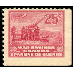 canada revenue stamp fws14 anti aircraft gun war savings stamps 25 1940