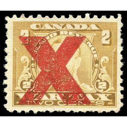 canada revenue stamp fwt8a george v war tax 2 1915