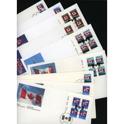 collection of 87 canada fdc all definitives