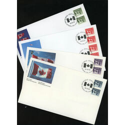 collection of 87 canada fdc all definitives