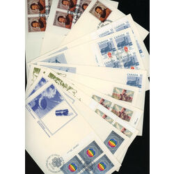 collection of 52 canada first day covers 32c all grouped together by scott