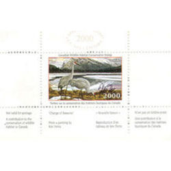 canadian wildlife habitat conservation stamp fwh16a sandhill cranes 8 50 2000