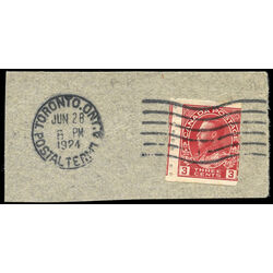 canada stamp 130 king george v 3 1924 U F 010