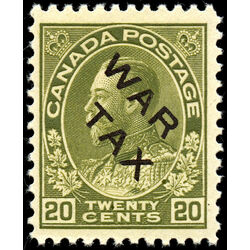 canada stamp mr war tax mr2c war tax 20 1915 M VFNH 010
