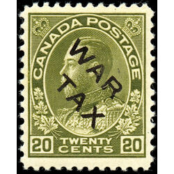canada stamp mr war tax mr2c war tax 20 1915 M VF 017