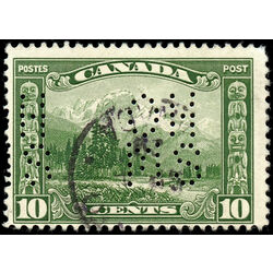 canada stamp o official oa155 mt hurd scroll issue 10 1928
