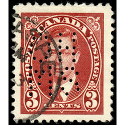 canada stamp o official oa233 king george vi 3 1937