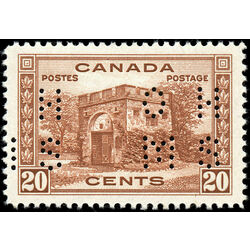 canada stamp o official o243 fort garry gate 20 1938 M VF 001