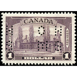 canada stamp o official o245 chateau de ramezay 1 00 1938