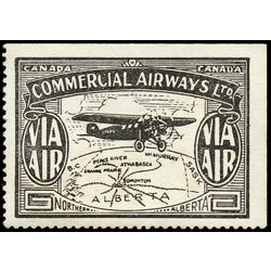 canada stamp cl air mail semi official cl47a commercial airways ltd 10 1929