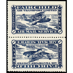 canada stamp cl air mail semi official cl11a fairchild air transport ltd 1926