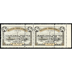 canada stamp cl air mail semi official cl41c western canada airways jubilee issue 10 1927 M VFNH 001