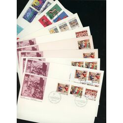 collection of 46 different canada first day covers christmas 1970 s 1980 s