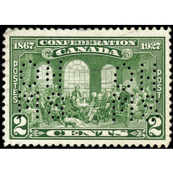 canada stamp o official oa142 fathers of confederation 2 1927