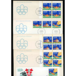 collection of 15 first day covers 1976 olympic games