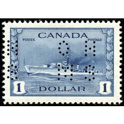 canada stamp o official o9 262 destroyer 1 00 1942 M VF 002