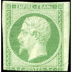 france stamp 13 emperor napoleon iii 5 1854