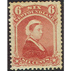 newfoundland stamp 35a queen victoria 6 1874