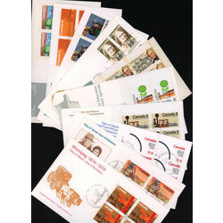 collection of 26 canada first day covers all blocs 8c 1 10c 4 15c