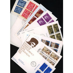 collection of 26 canada first day covers all blocs 8c 1 10c 4 15c