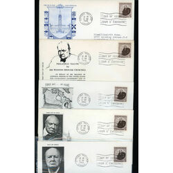 canada stamp 440 sir winston churchill 5 1965 FDC 002