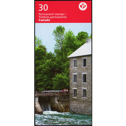 canada stamp bk booklets bk418 flag over mills 2010